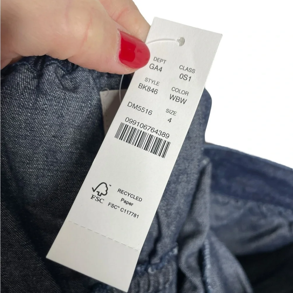 J. Crew | NWT Denim Square Neck Mini Dress 4